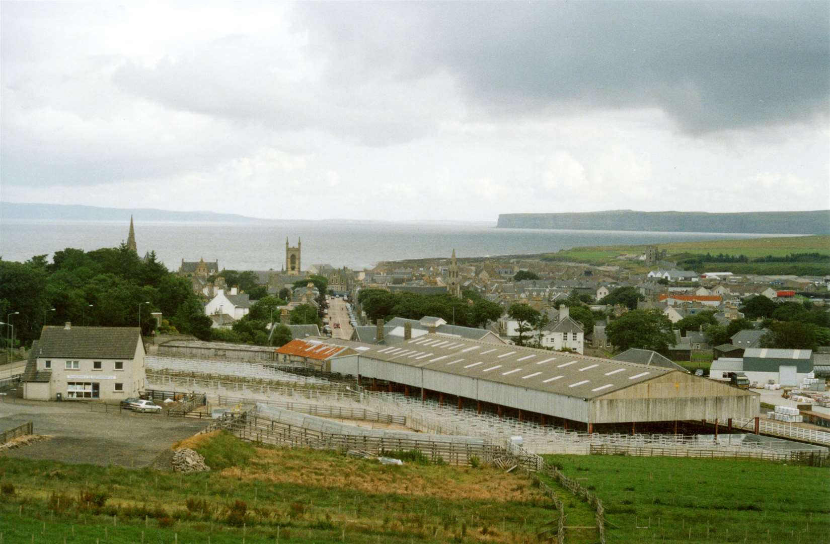 A more recent view of the auction mart site. It closed in 2007. Picture: Thurso Heritage Society