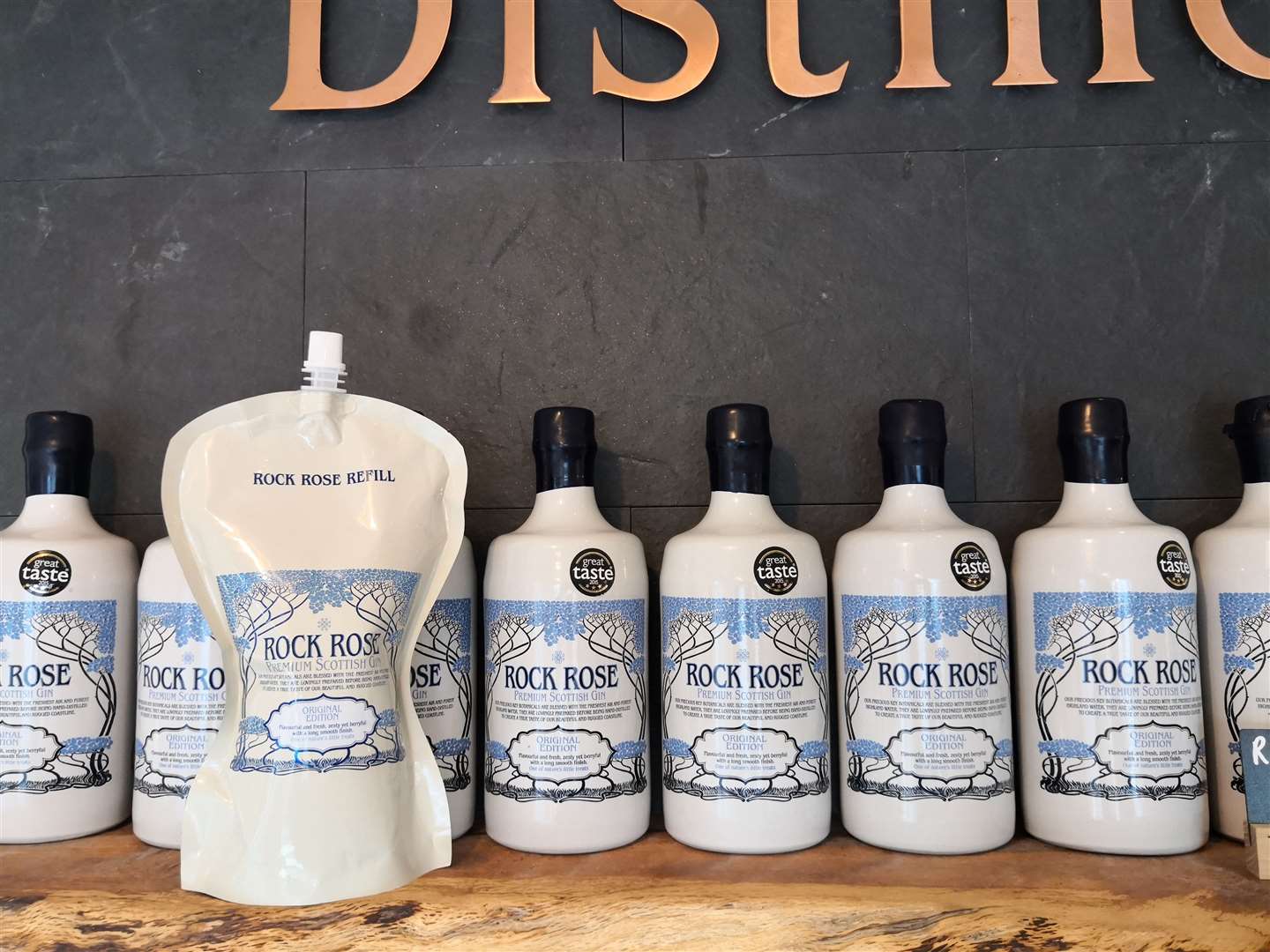 If consumers already have one of the collectable ceramic gin bottles, they can order the pouches for £4 less than the price of ordering a new bottle.