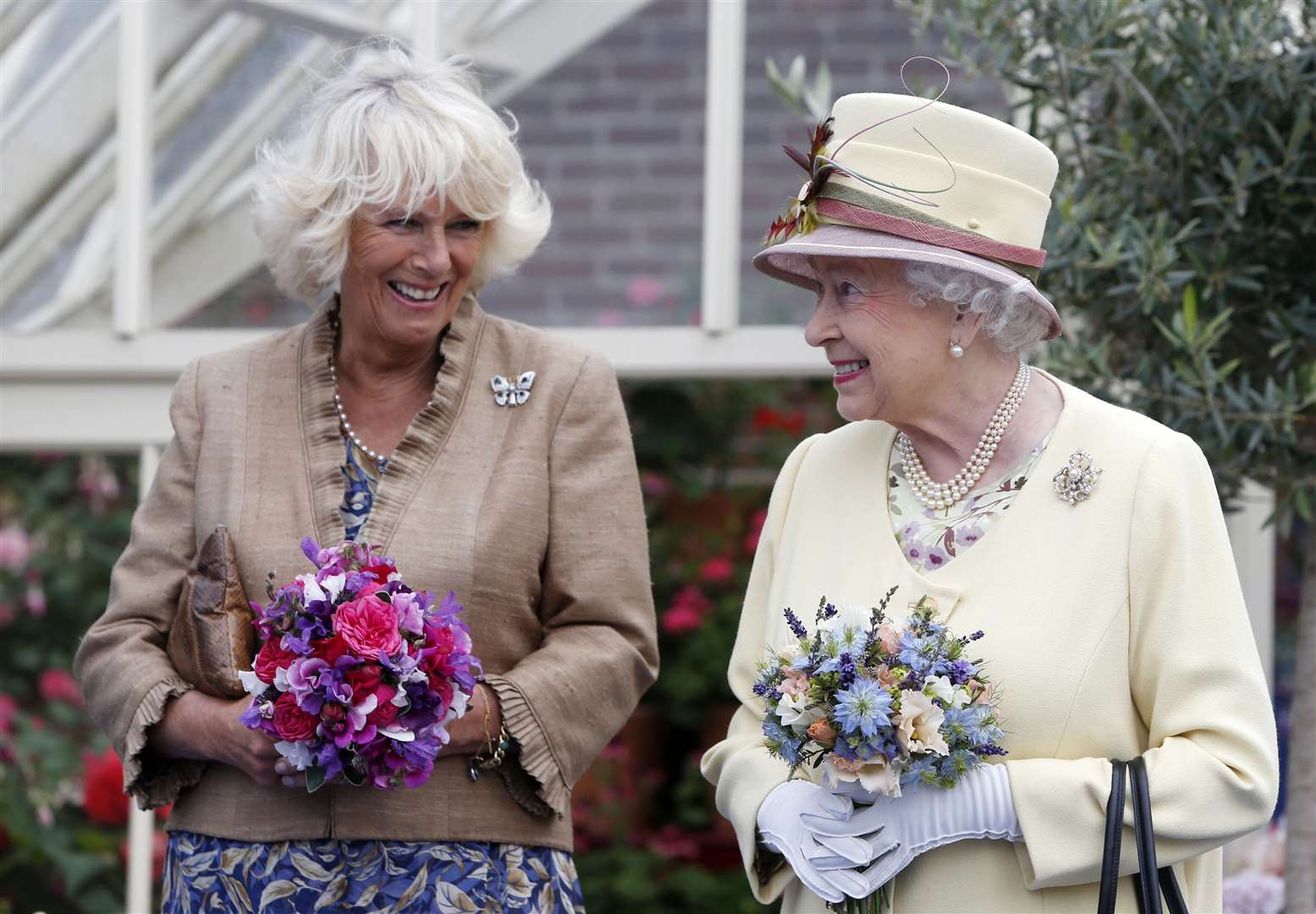 Camilla and the Queen in 2014 at Dumfries House (Danny Lawson/PA)