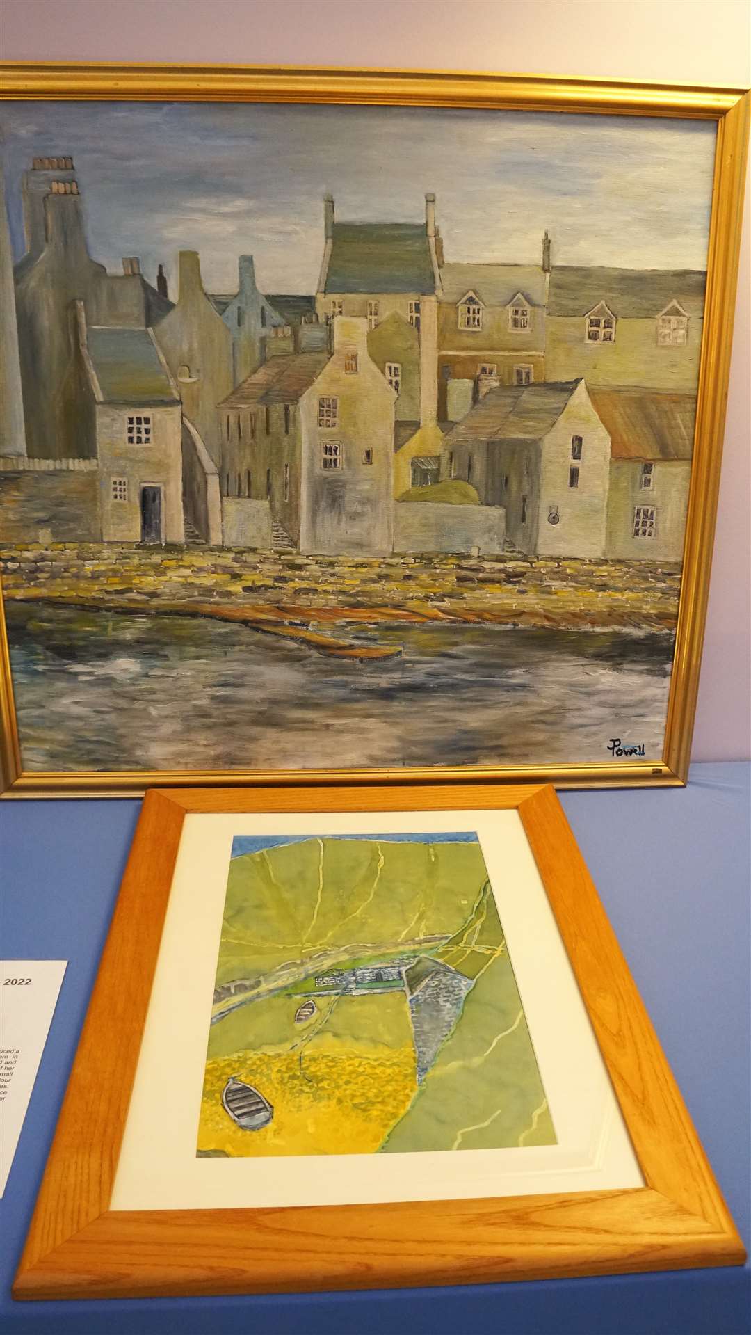 The exhibition provided a tribute to Joan Powell with a selection of the late artist's work. Picture: DGS
