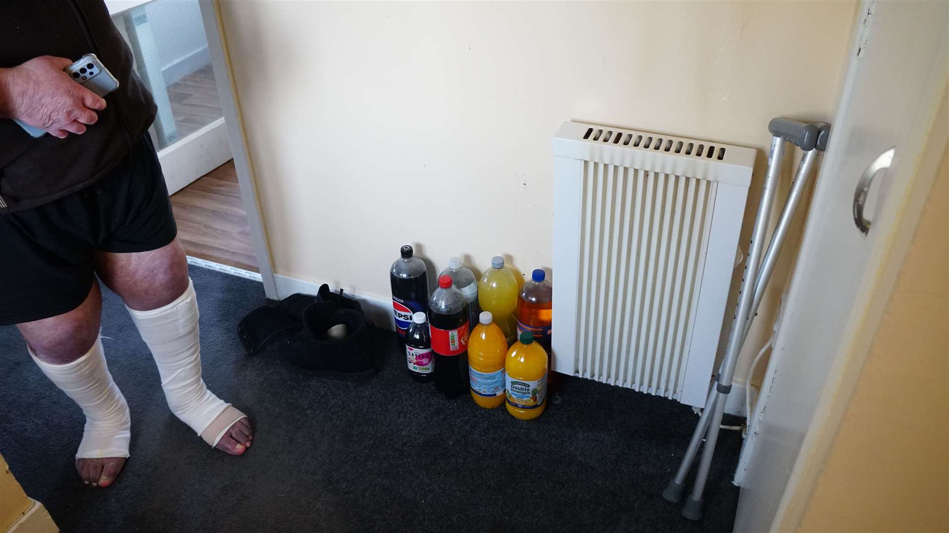 The heating is ineffective said the 71-year-old. Picture: DGS