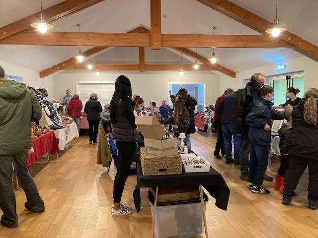 A previous market at Armadale Village Hall.