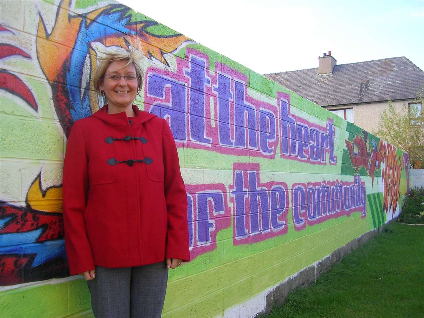 Katrina MacNab in October 2008, when Pulteneytown People's Project was still based in Murchison Street.