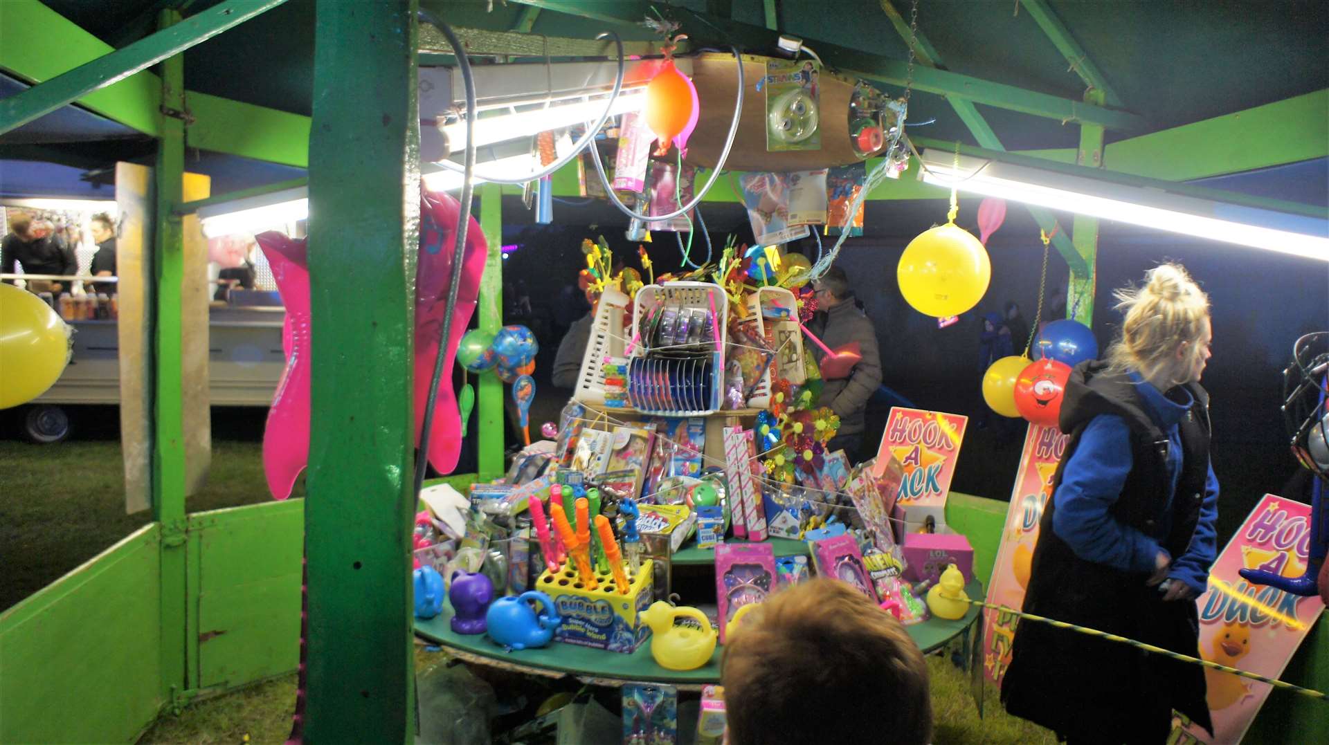 Many of the smaller stalls were back. Some of them are almost 100 years old but the prizes have been updated of course. Picture: DGS
