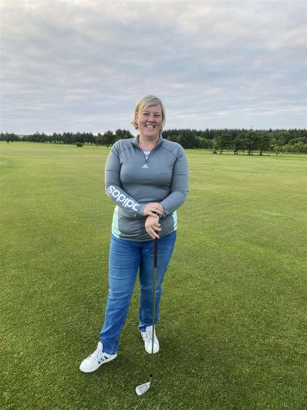 With a score of 71, Laura Durrand managed to beat the Thurso ladies' course record she had set 15 years before.