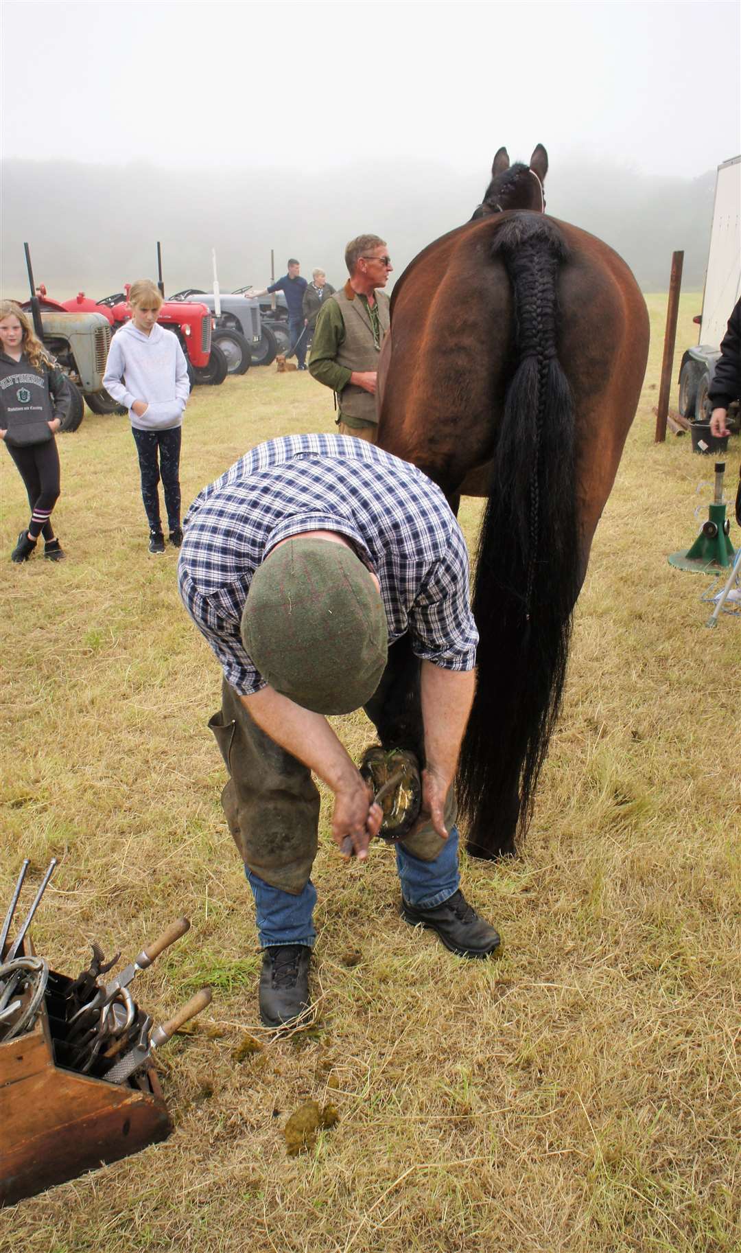 Farrier demonstration by Robby Streight. Picture: DGS