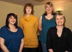 From left: captain Claire Thain, Catherine Ross, Liz Ronaldson and Cath Begg. Missing from the photo is the other team member, Karen Calder.