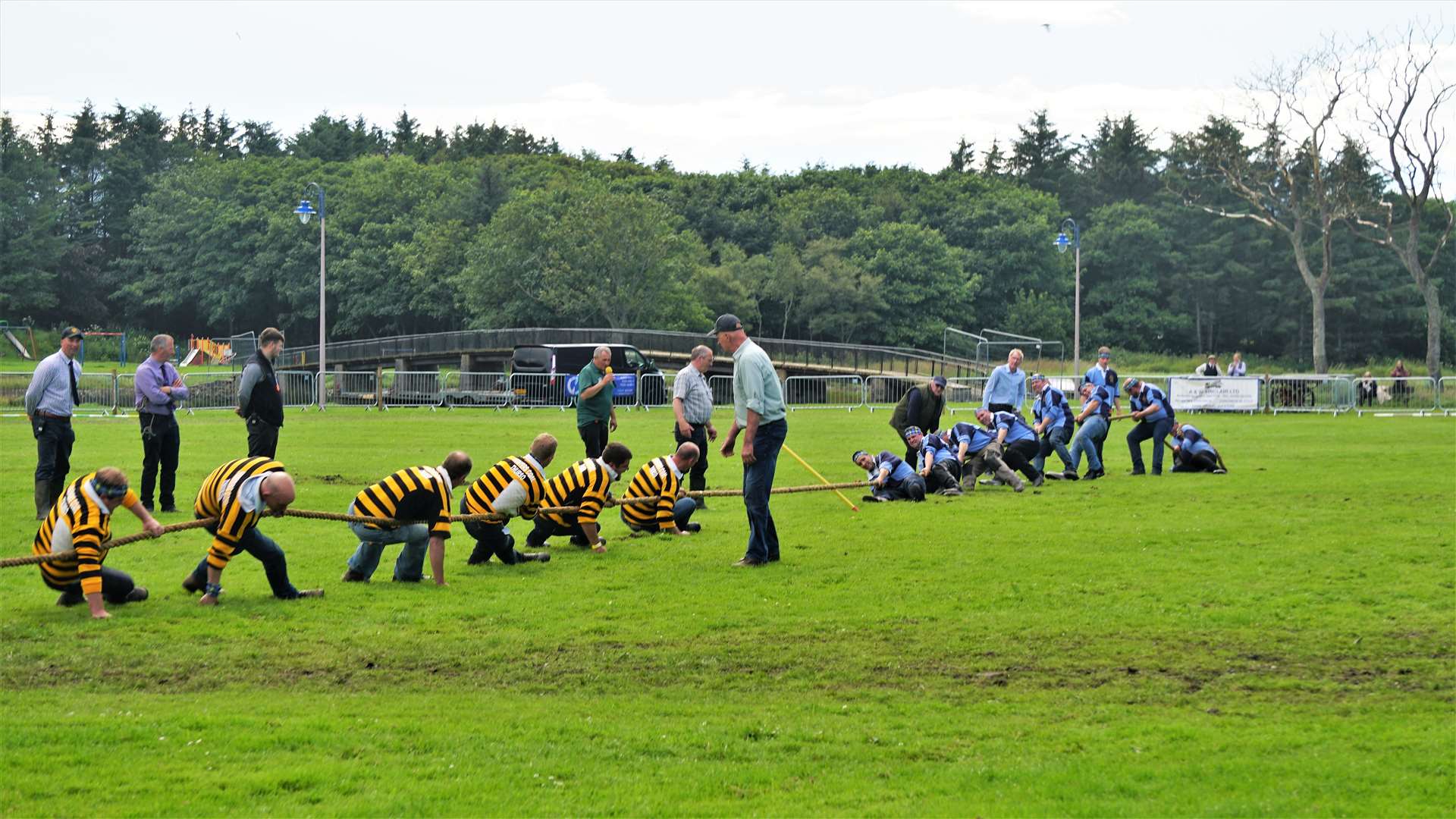 The tug of war competition. Picture: DGS