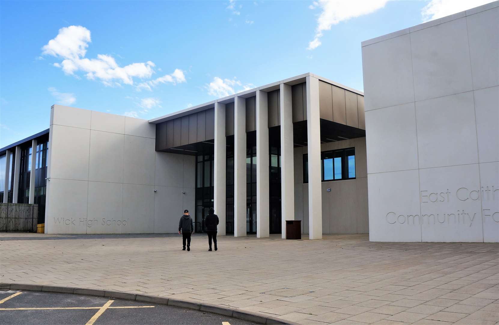 Wick High School is expected to see a dramatic drop in pupil numbers by 2038. Picture: DGS