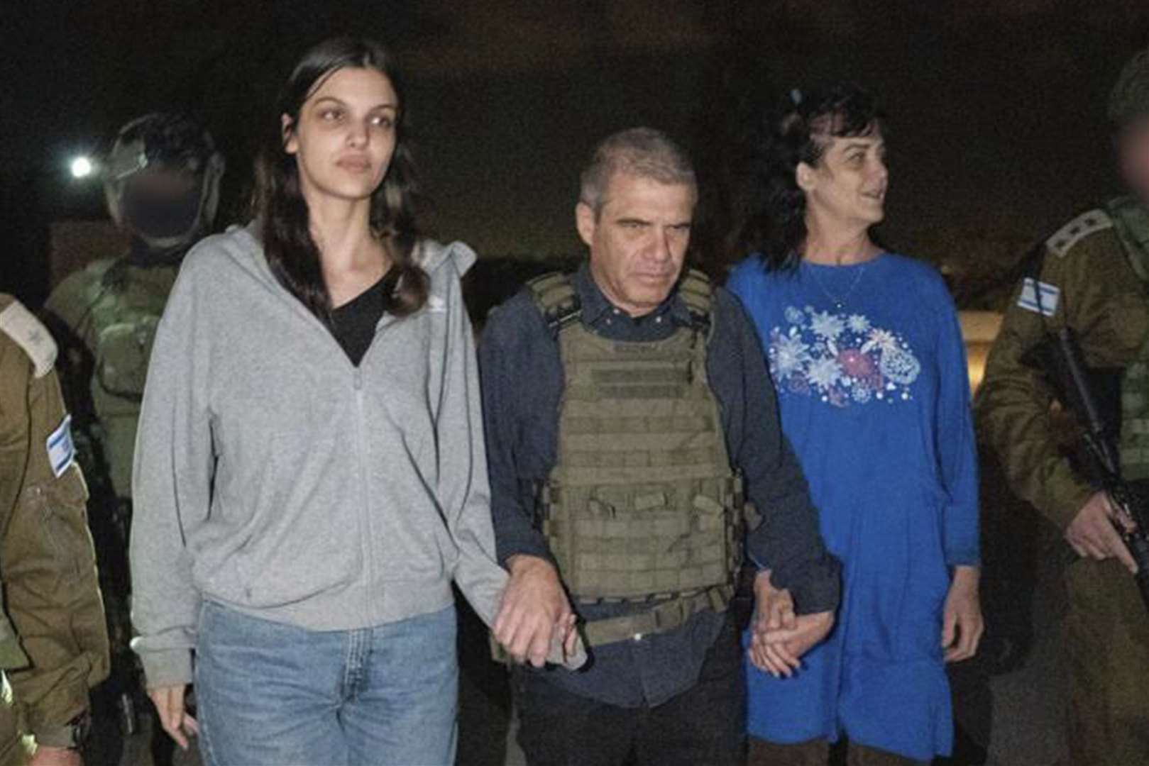 Judith Raanan, right, and her 17-year-old daughter Natalie have been freed (Government of Israel via AP)