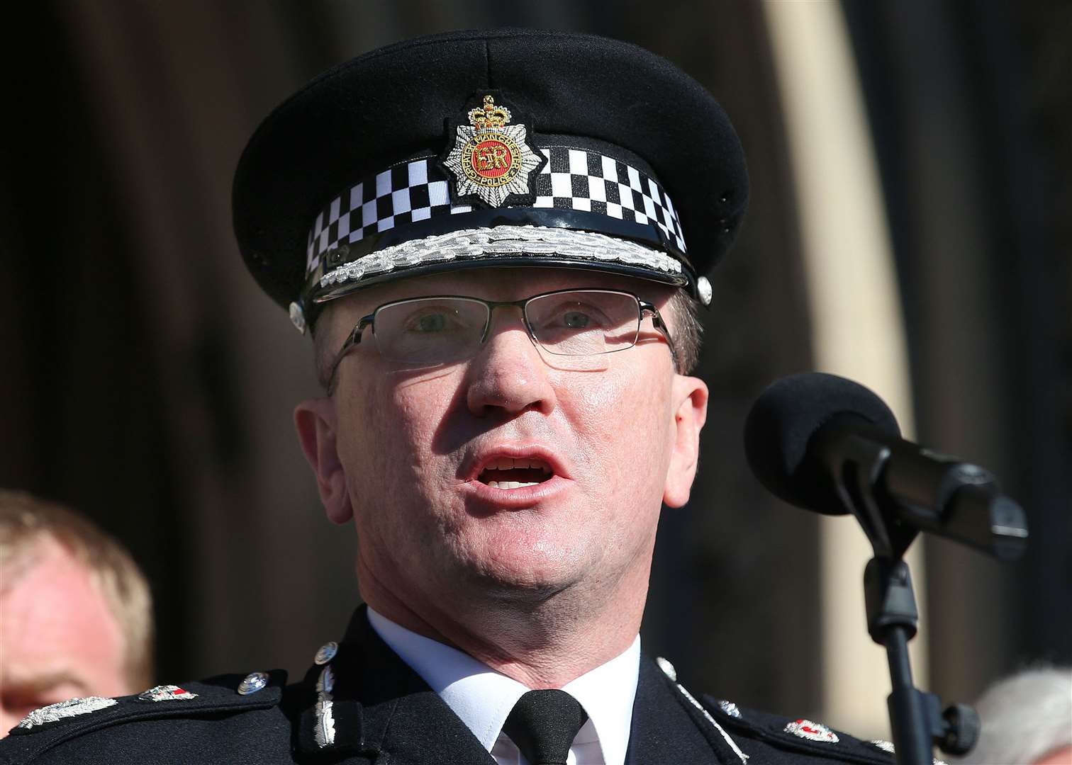 Ian Hopkins was in charge of Greater Manchester Police when it was revealed the force had failed to record 80,000 crimes (PA)