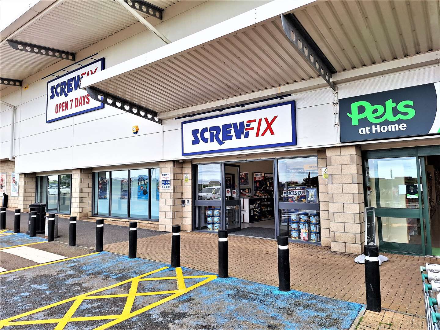 The new Screwfix store in Wick. Picture: DGS