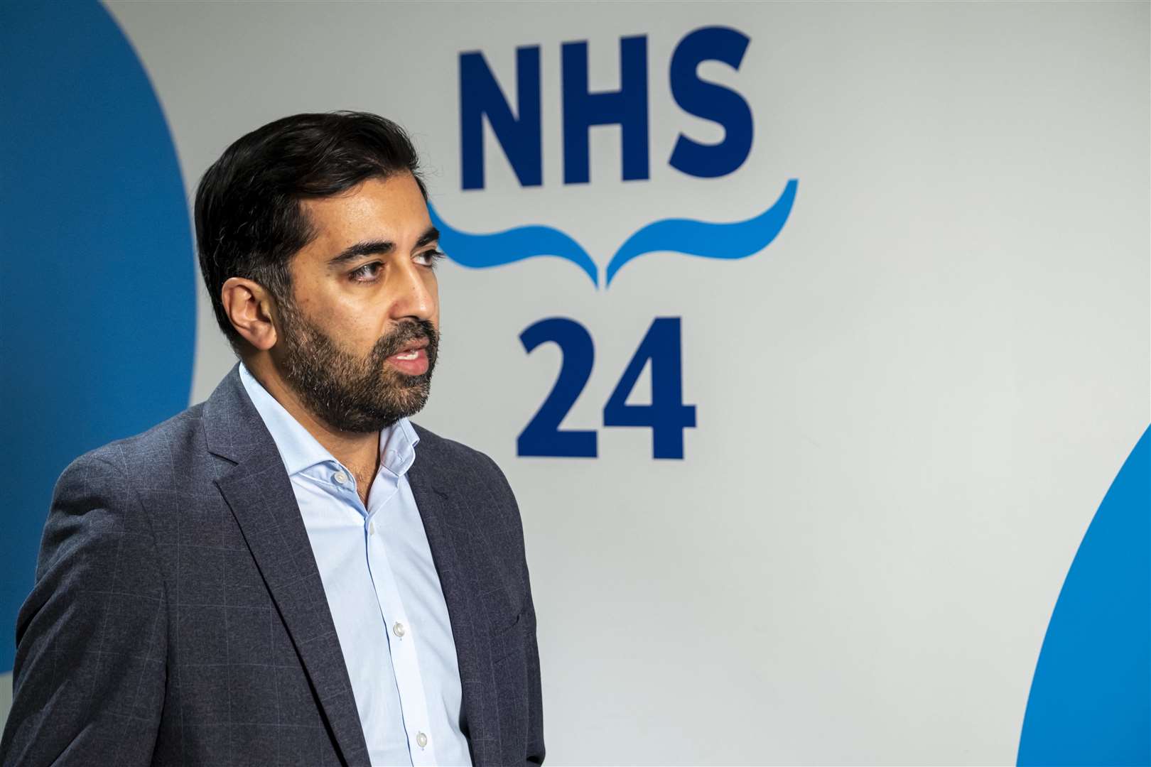 Health Secretary Humza Yousaf expressed his gratitude to NHS staff (Peter Devlin/PA)