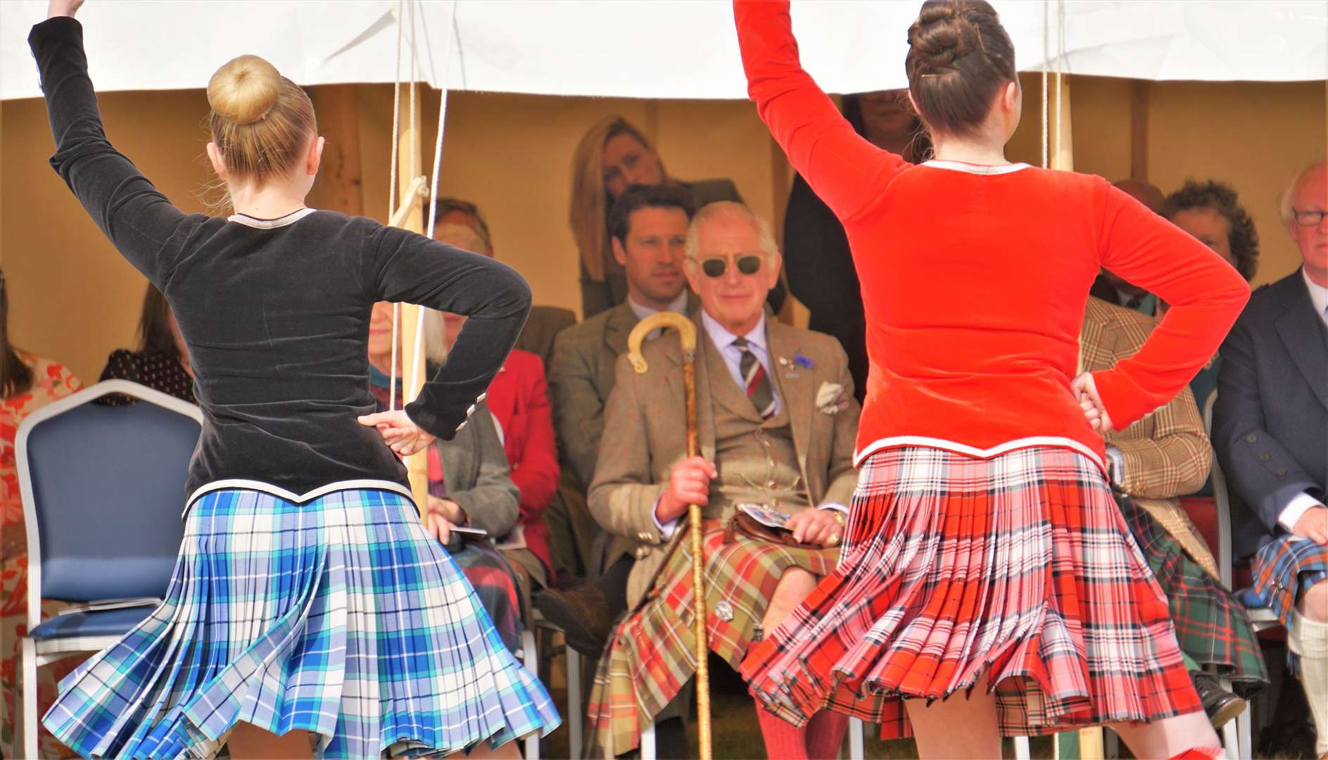 Girls from the Tanya Horne School of Dancing provided entertainment for the Royal Tent. Picture: DGS