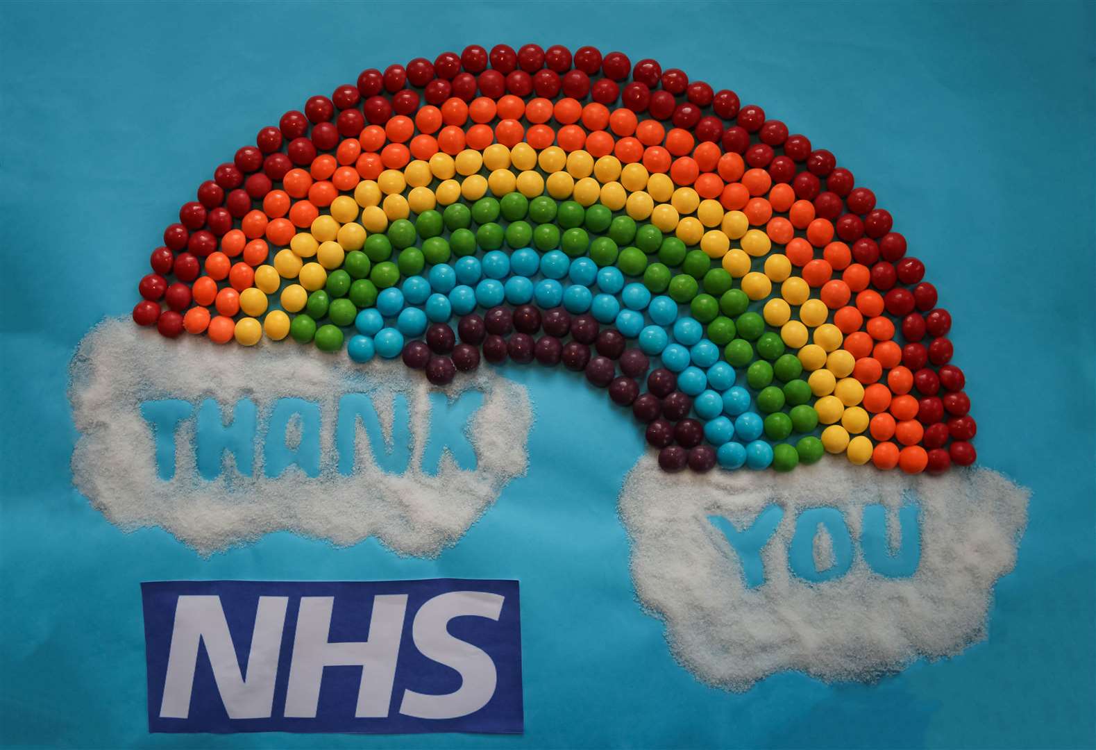 Real life superheroes, a sweet-based NHS tribute which earned top spot for Alex Henderson.