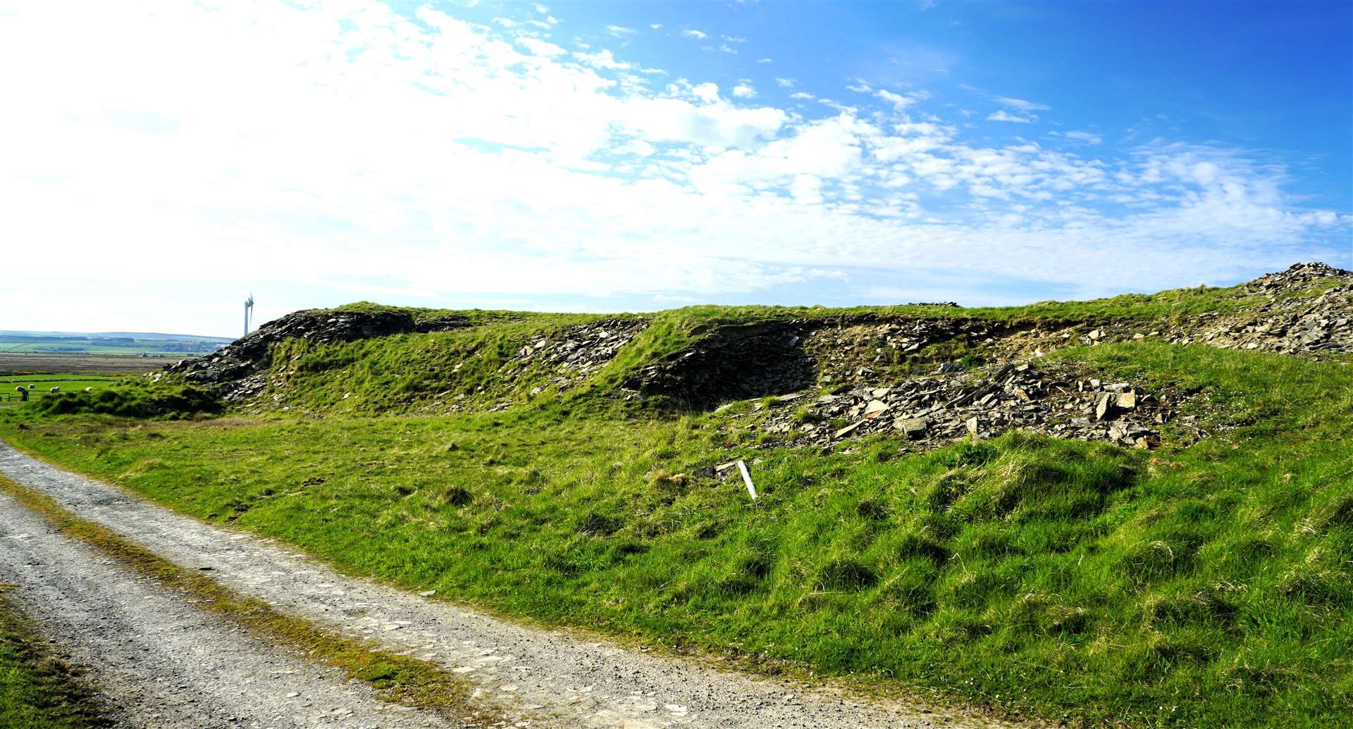 Area where the travellers had set up camp at Weydale. One man, a WWI veteran, threatened Abel with a gun. Picture: DGS