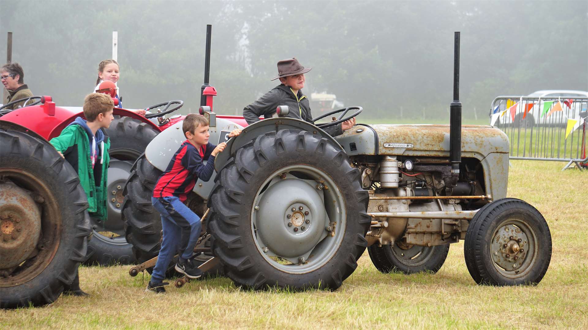 Vintage tractors at the Thrumster Game and Countryside Fair. Picture: DGS