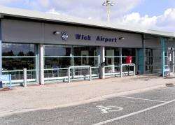 Passengers numbers are on the increase at Wick Airport.