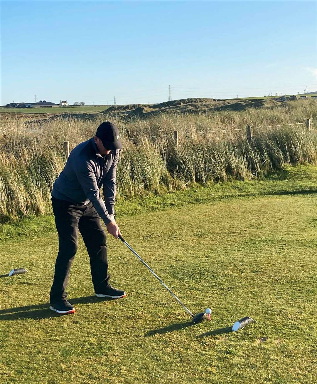 January Medal runner-up Cammie Ross pictured at Reay's sixth hole earlier in the season.
