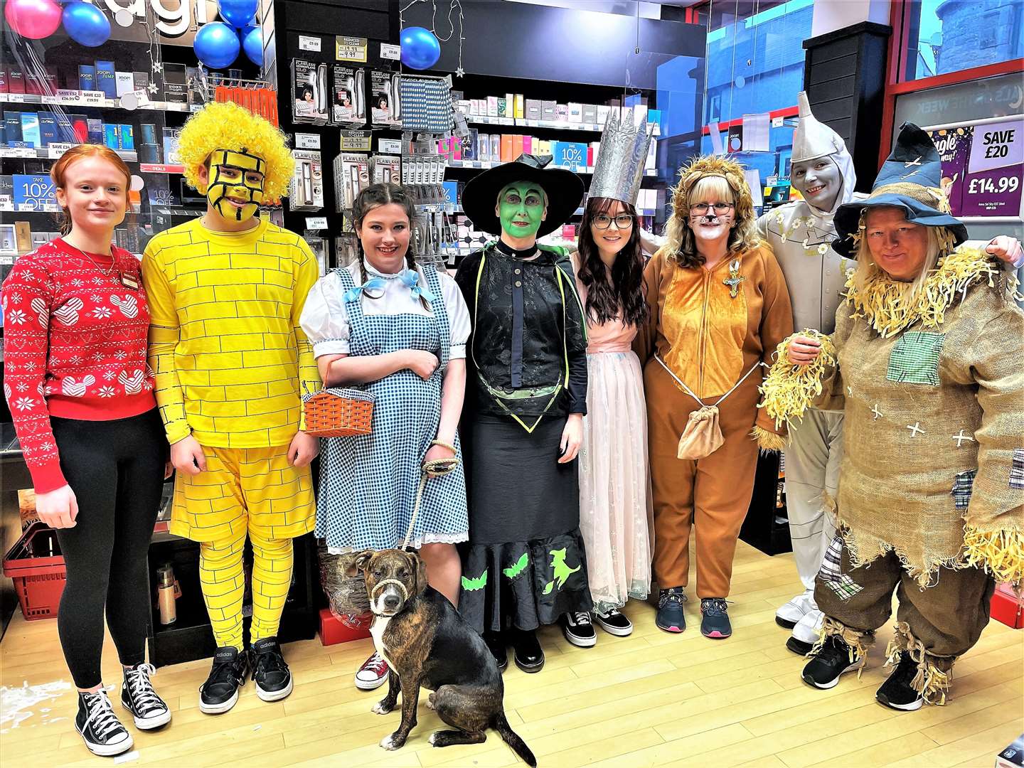 Staff from Semichem dressed as Wizard of Oz characters. Picture supplied