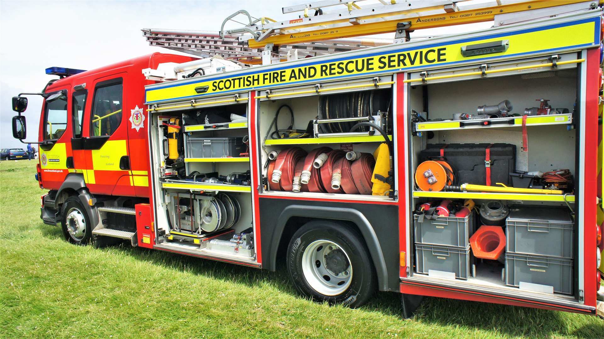 This fire service vehicle was a popular attraction. Picture: DGS