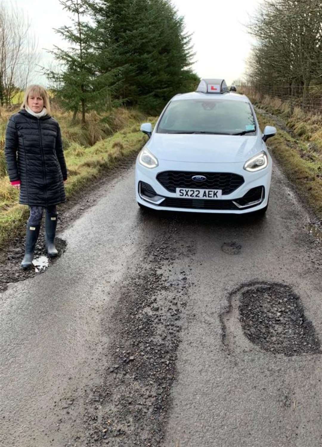 Debbie Aitkenhead at Newton Hill.