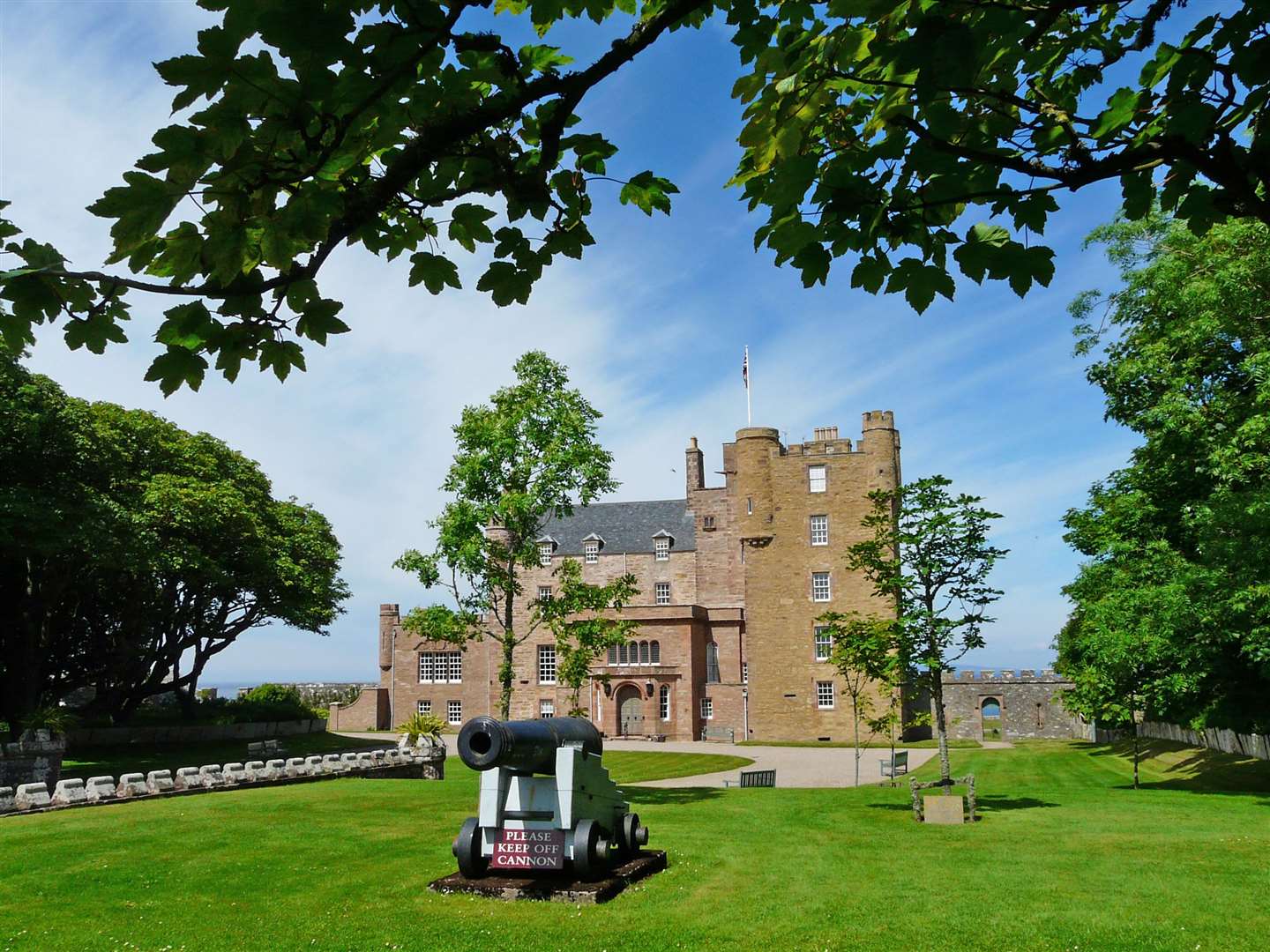 The Castle of Mey has been featuring prominently in national media coverage. Picture: Alan Hendry