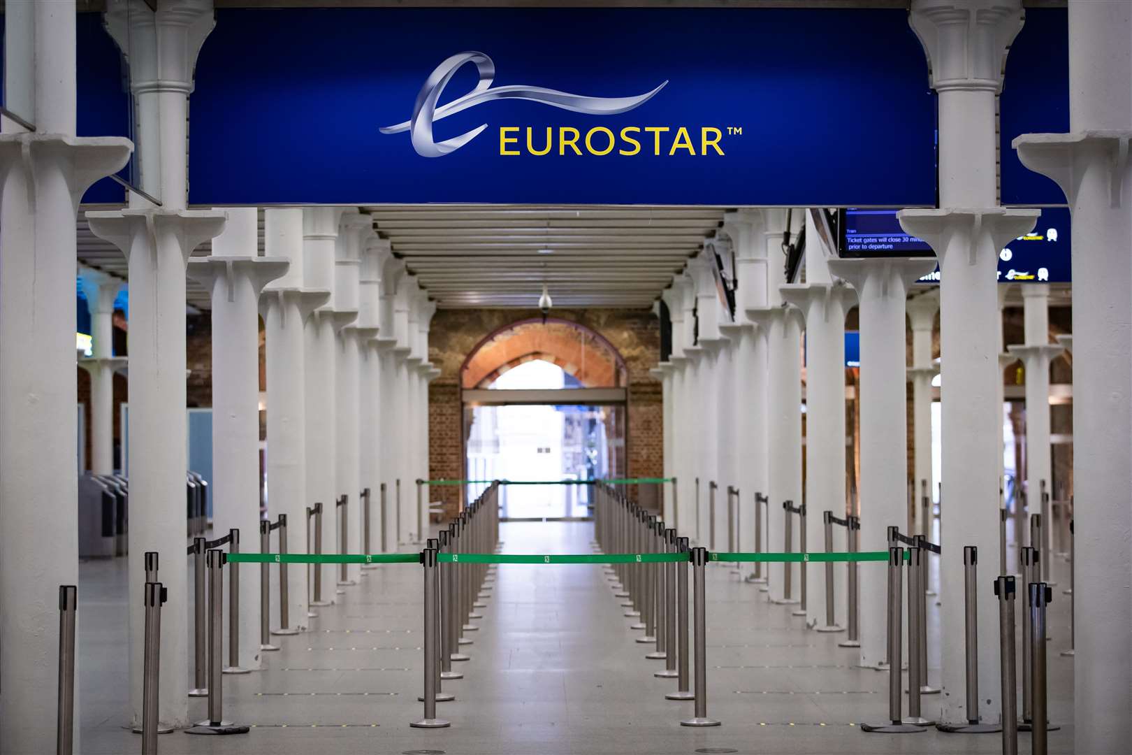 The Eurostar terminal at St Pancras International Station, London (Aaron Chown/PA)