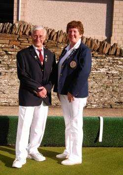 Quarter-finalists at the national mixed pairs competition held at Hamilton Bowling Club were John Harris and Janet Sinclair.