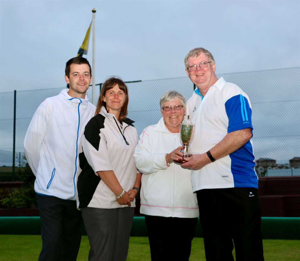 Cummings Cup finalists (from left) Alan Morrison, Marina Bain, Cath Irons and Douglas Morrison.