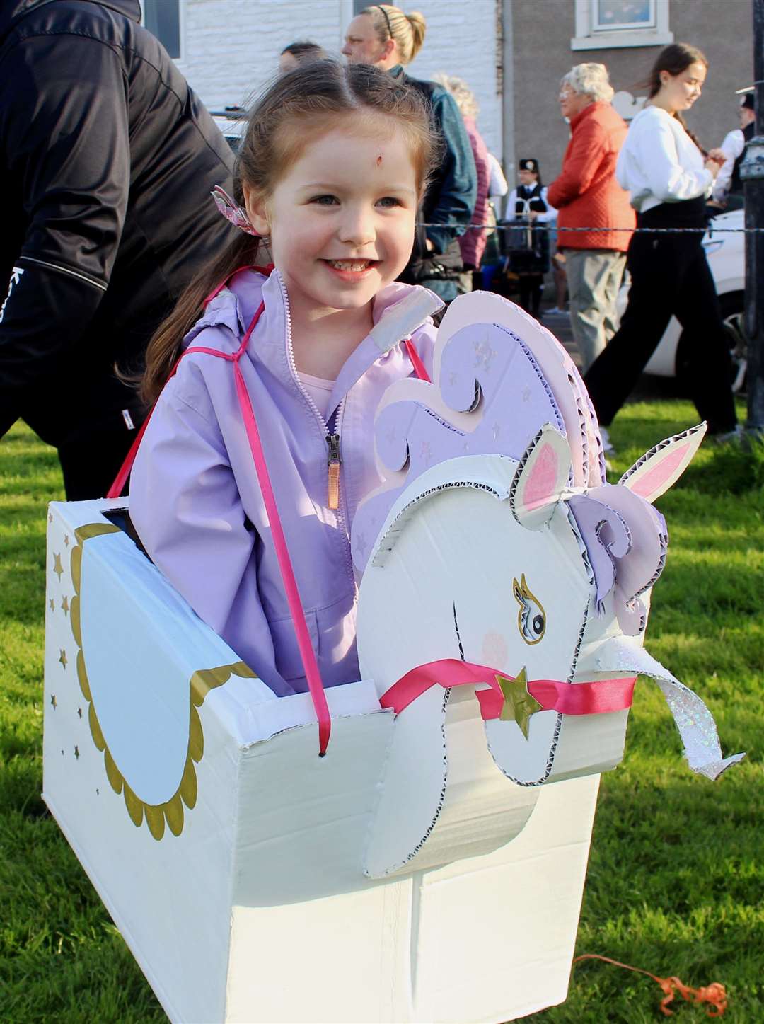 Eleni Sinclair (4) as a Princess Unicorn. Picture: Alan Hendry