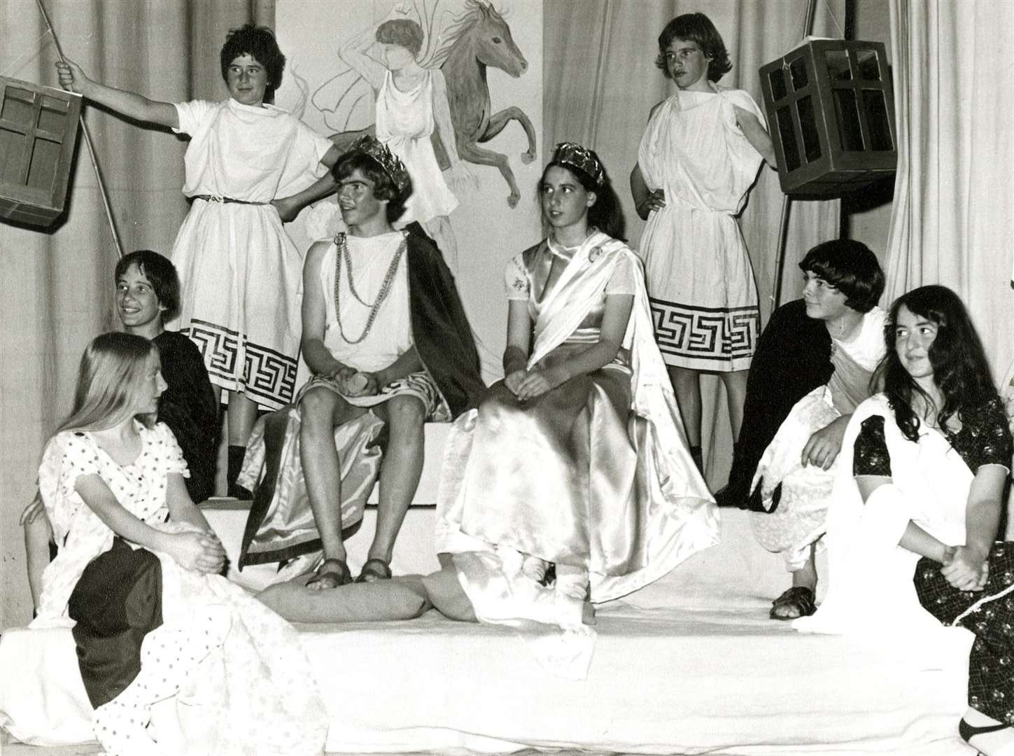 A scene from A Midsummer Night's Dream performed by pupils at Thurso High School during the mid-1970s – one of the pictures featured in the Back to School chapter. Picture submitted by Mary Taylor, Thurso