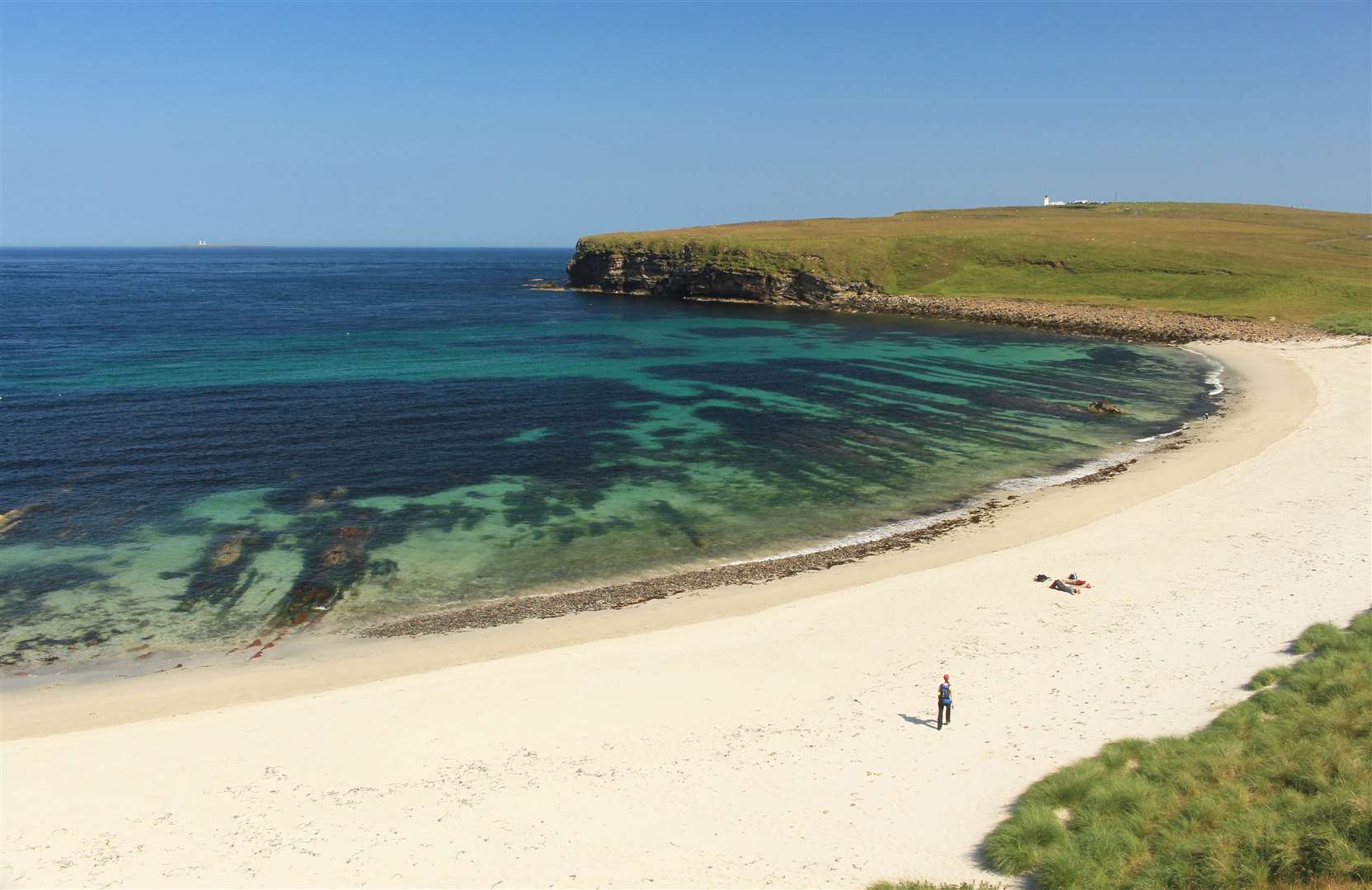 A poetry walk will follow a route from the lighthouse to Sannick Bay. Picture: Alan Hendry