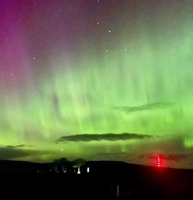One of the many Northern Lights shots sent in during March – this one from a member of staff at the Pearson Practice in Wick.