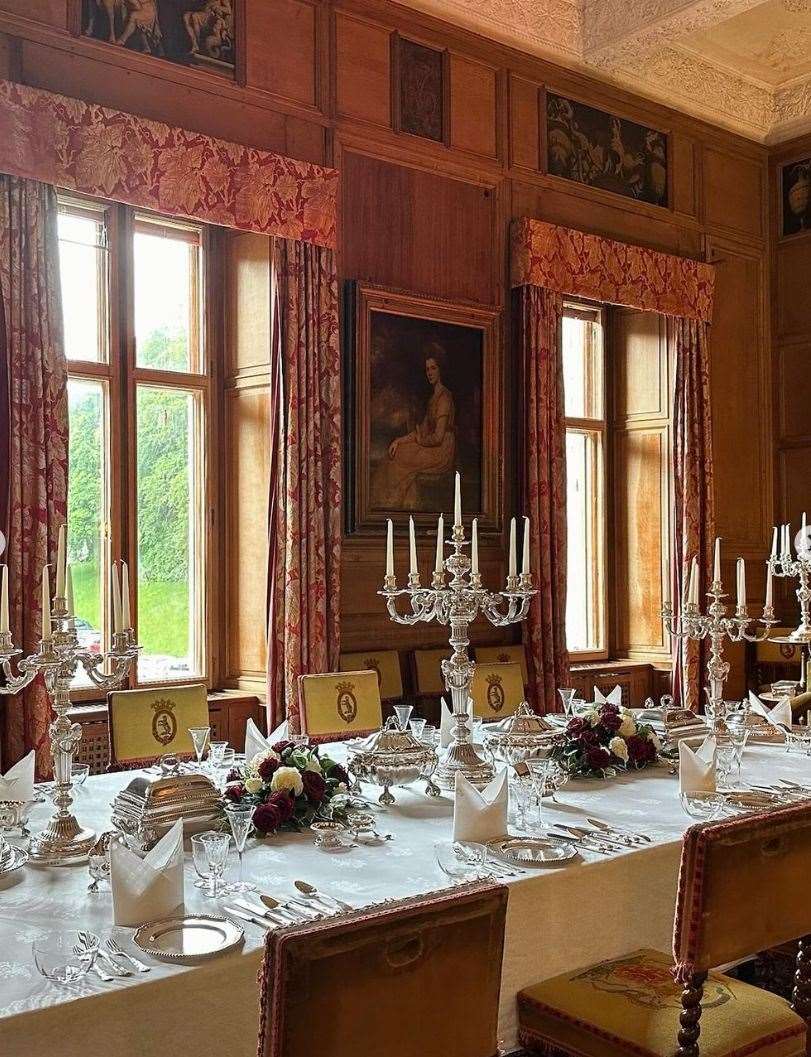 Lily Collins shared photos from her visit to Dunrobin Castle in Sutherland. Picture: @lilyjcollins on Instagram.