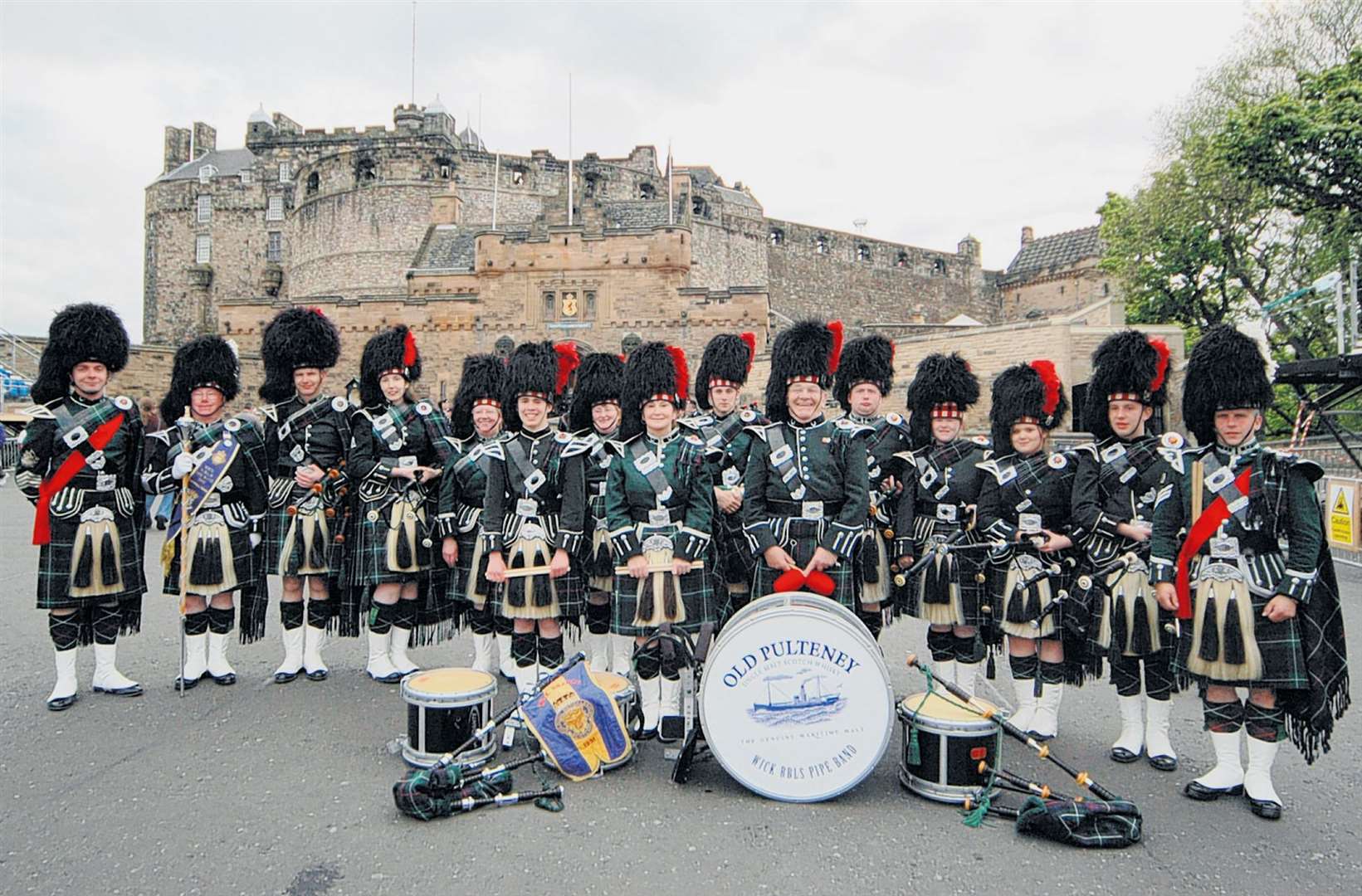 Flashback to 15 years ago when members of Wick RBLS Pipe Band were Beating Retreat at Edinburgh Castle's Esplanade.