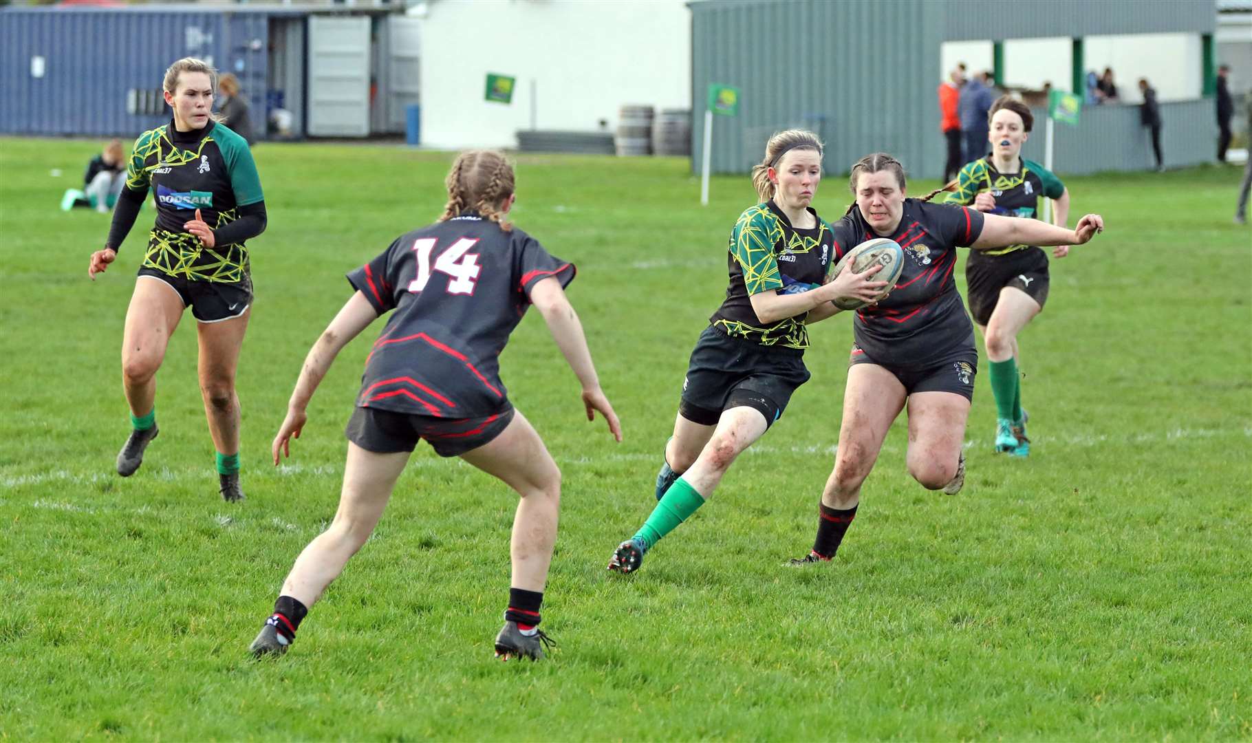 Carly Erridge scored five tries and seven conversions. Picture: James Gunn