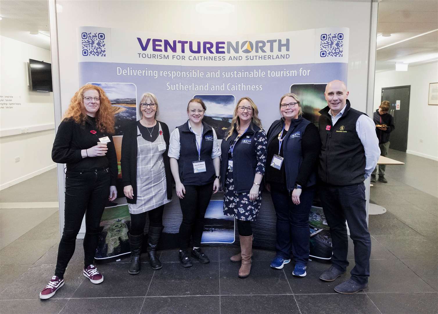 Some of the Venture North board of directors and staff team at last year's Taste North food and drink festival in Wick. From left: Catherine Macleod (board member), Tanya Sutherland (board member), Niamh Ross (staff), Cathy Earnshaw (staff), Susan Barrie (staff) and Scott Morrison (board member). Picture: Colin Campbell