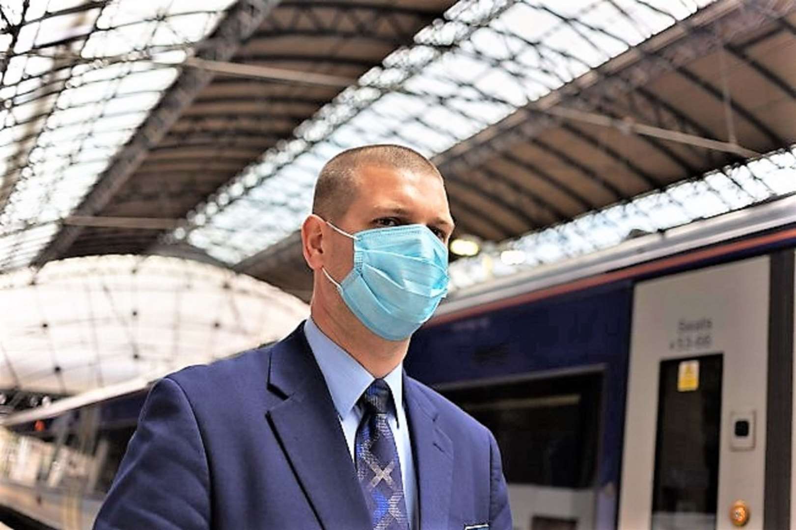 Wearing face masks is mandatory for staff and passengers.