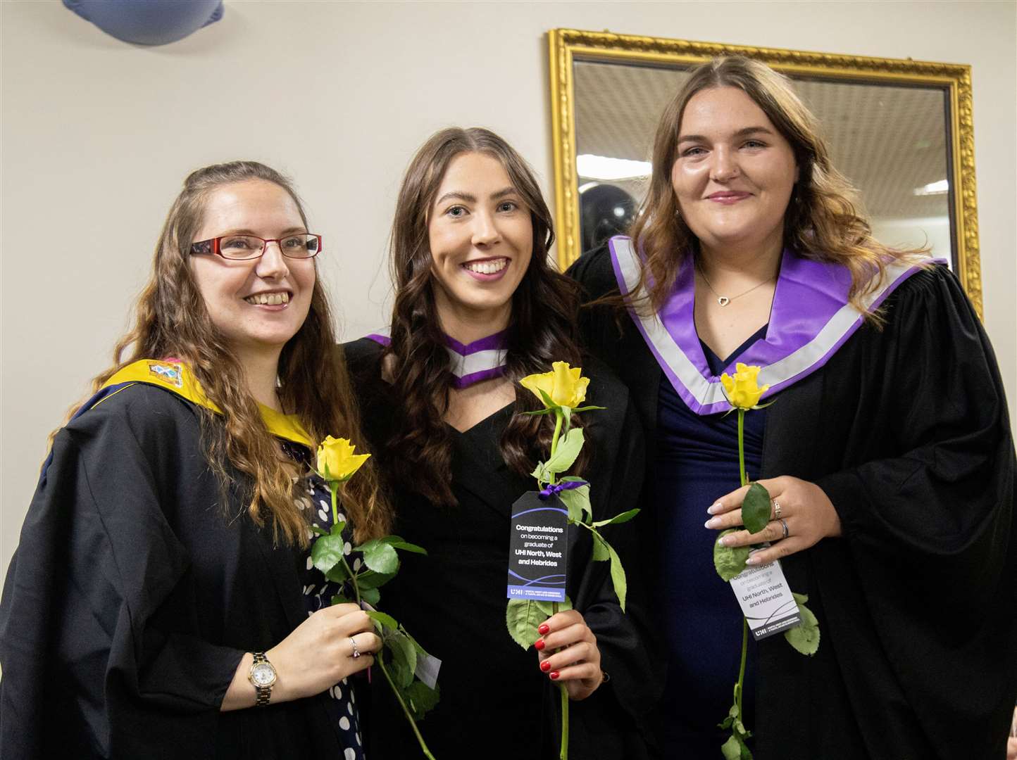 Graduates celebrating in the Pentland Hotel. Picture: John Baikie/UHI