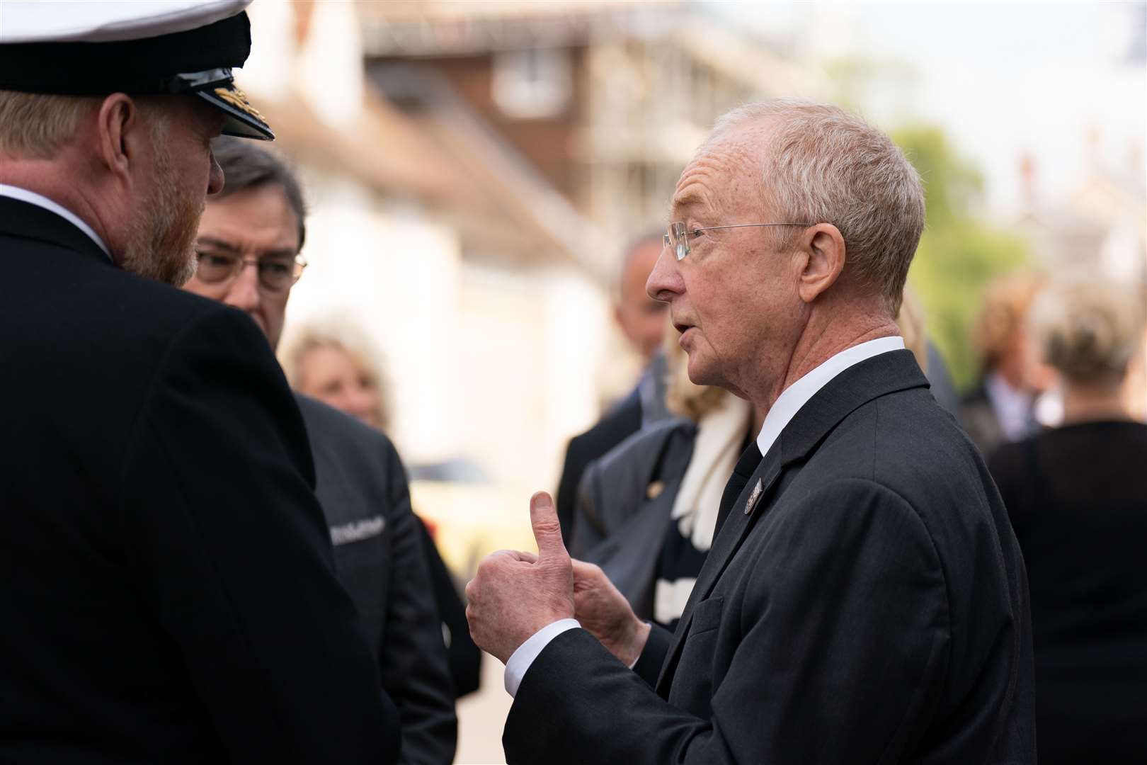 BBC reporter Nicholas Witchell was at the funeral (Joe Giddens/PA)