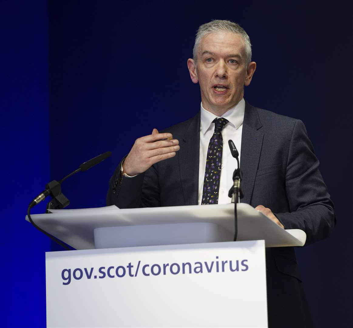Scotland's chief medical officer, Professor Sir Gregor Smith, says it is vital to limit the spread of Omicron.