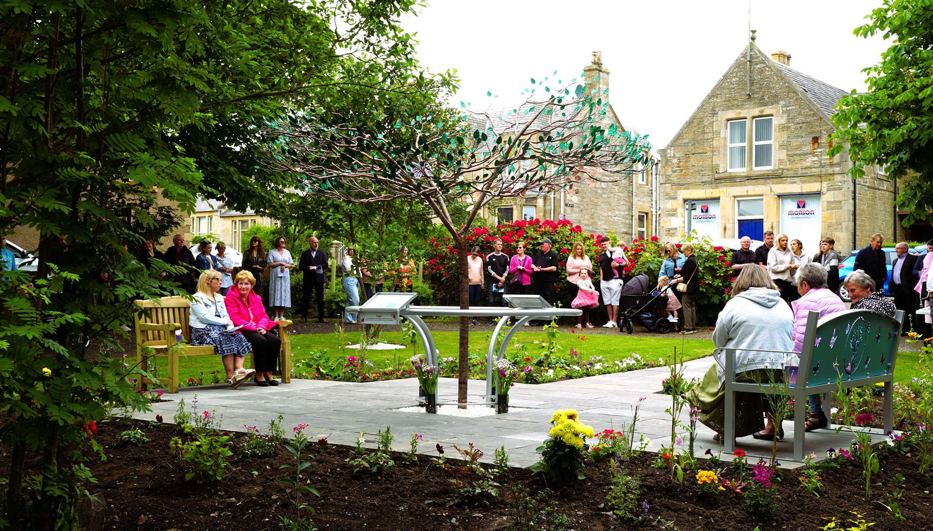 The tranquil spot where the baby loss tree was set up. Picture: DGS