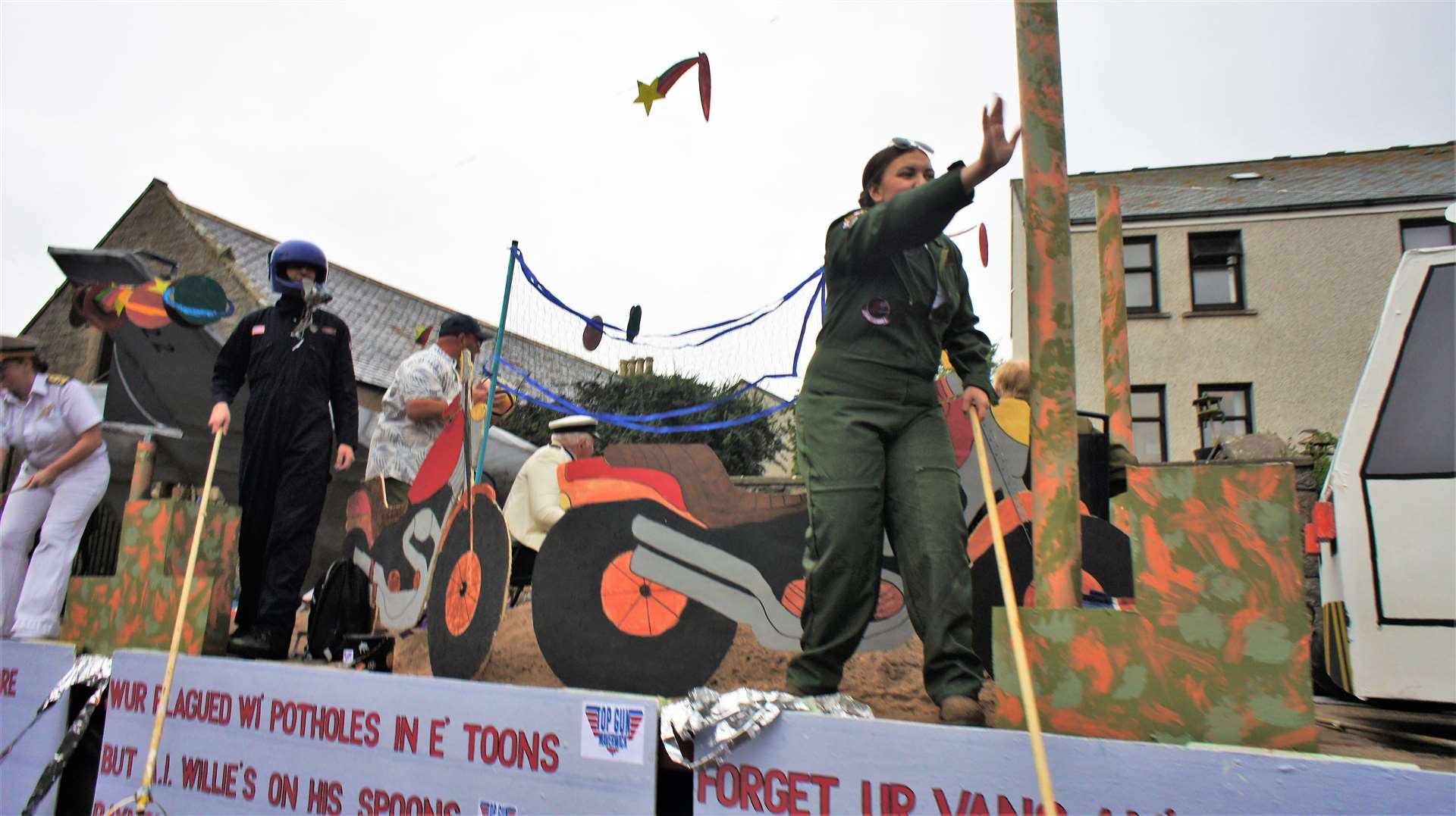 Procession of floats and fancy dress for Wick Gala Week 2022. Picture: DGS