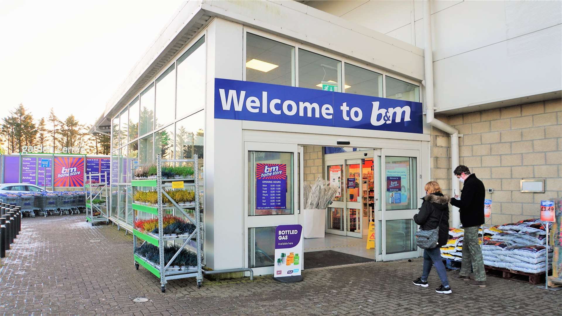 B&M workers in this store at Wick's Retail Park can expect an extra week's wages at the end of this month. Picture: DGS
