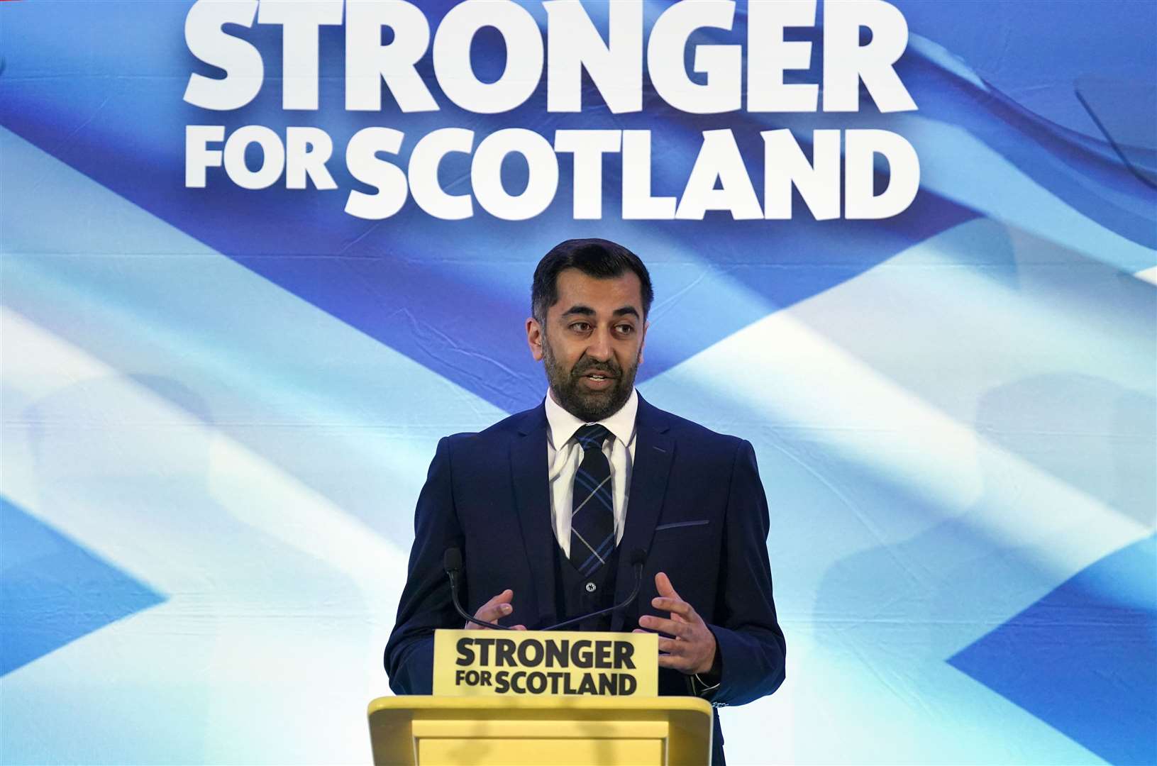 Humza Yousaf has said he will ask for a Section 30 order (Andrew Milligan/PA)