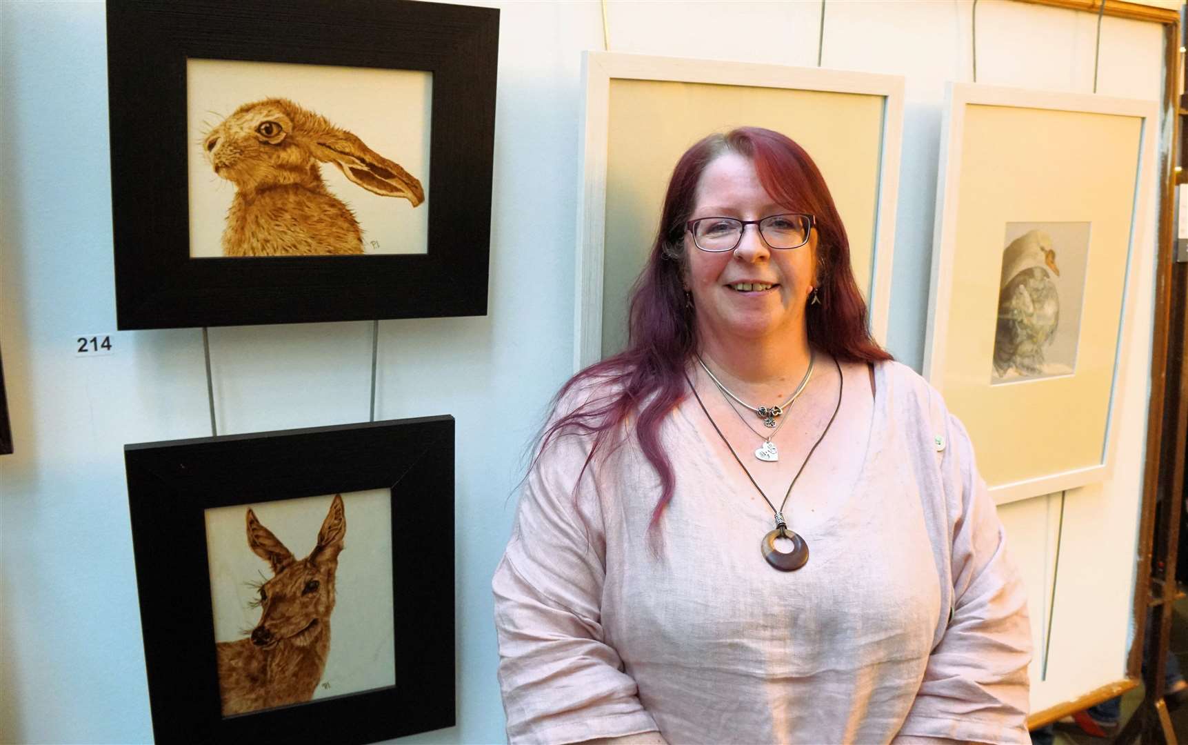 Penny Irvine is a regular at the arts events in Thurso. Picture: DGS