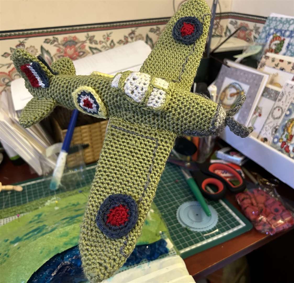 The Spitfire was the main part of the topper (Caroline Lord/PA)