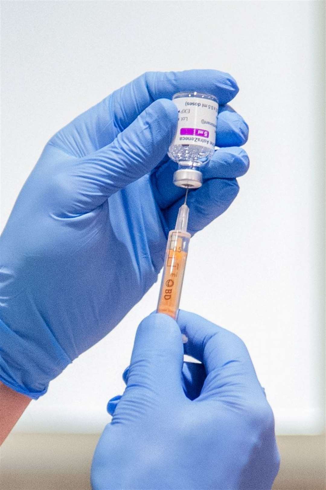 More than 100,000 people in the NHS Highland area had received their first dose of Covid-19 vaccine by the end of last week. Picture: Daniel Forsyth