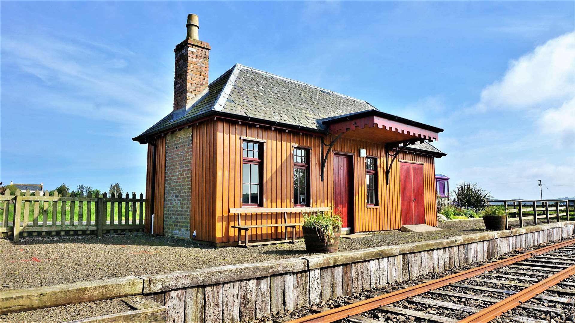 The old station at Thrumster pictured in 2014 whilst work was still going on to refurbish it. Picture: DGS